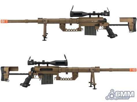 CheyTac Licensed M200 Intervention Bolt Action Custom Sniper Rifle (Model: Dark Earth), Airsoft ...