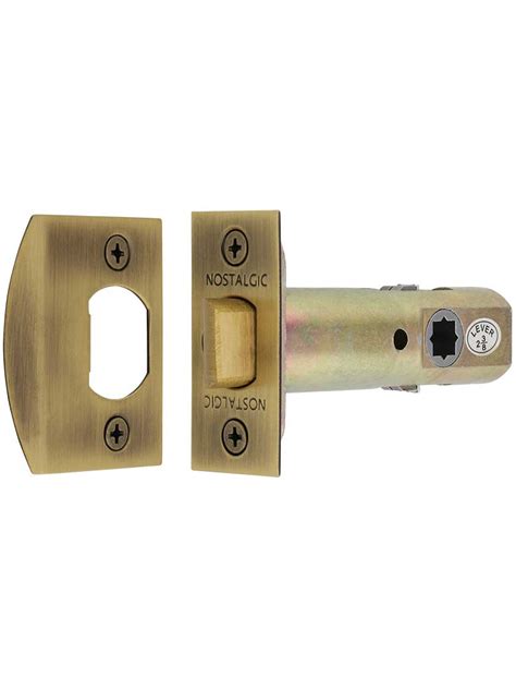 Standard Brass Passage Tubular Latch - 2 3/8-Inch Backset | House of Antique Hardware