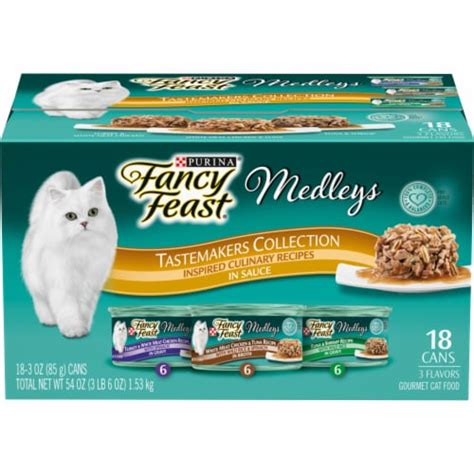 Fancy Feast® Medleys Tastemakers Collection Wet Cat Food Variety Pack ...