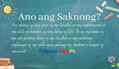 Ano ang Saknong, Meaning o Kahulugan at Mga Halimbawa