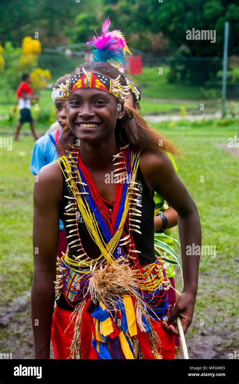 Young people practising traditional dance, Manus Island, Admiralty ...