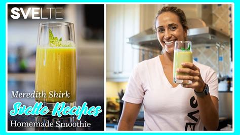 Quick and Easy Homemade (Fat Burning) Smoothie Recipe – Svelte | Recipe ...