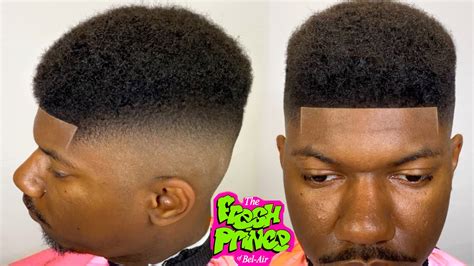 FRESH PRINCE👑 OF BEL-AIR HAIRCUT BARBER TUTORIAL HOW TO - YouTube