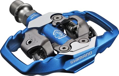 Shimano PD-M995 XTR MTB SPD trail pedals - wide platform blue