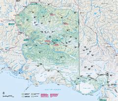 Wrangell-St Elias National Park Map - Chitina Alaska USA • mappery