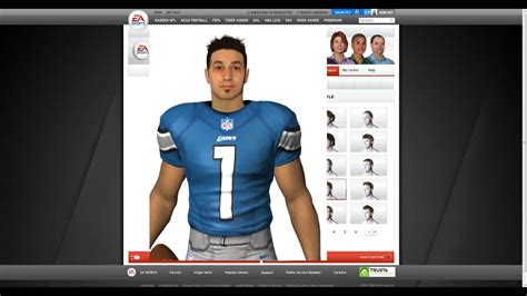 Madden 13 - How To Create YOUR Game Face - YouTube