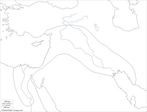 Map Of Mesopotamia Worksheet