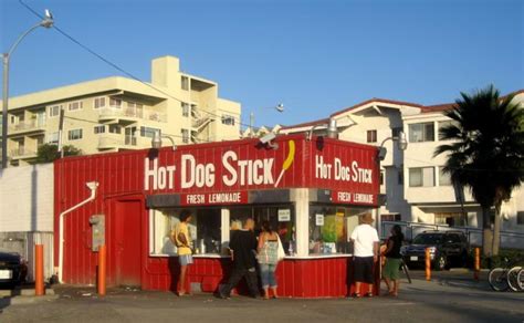 Hot Dog on a Stick (the original location) - Santa Monica, California