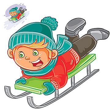 Free Download | Child Sitting On A Sled PNG Images, scarf, hat, ski ...