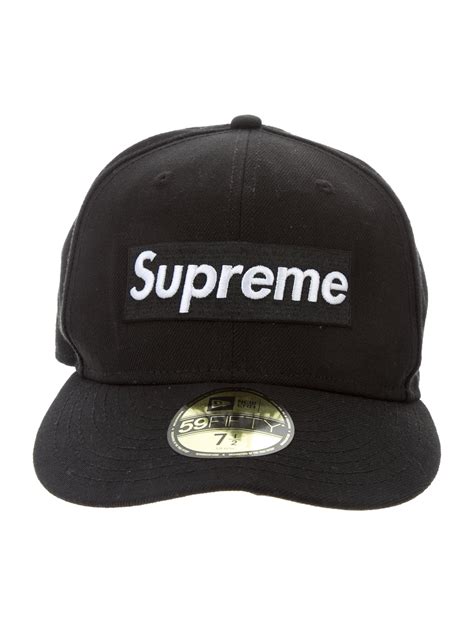 New Era x Supreme 2017 Box Logo Hat - Black Hats, Accessories - WERSU20001 | The RealReal
