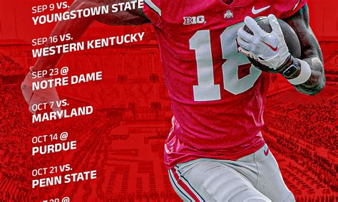 2023 Ohio State Football Schedule: Downloadable Smartphone Wallpaper