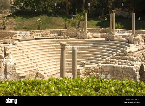 Serapeum at the Serapeum built in AD 293 in Alexandria Egypt Stock ...