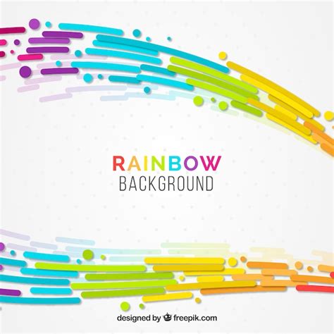 Free Vector | Colorful rainbow background