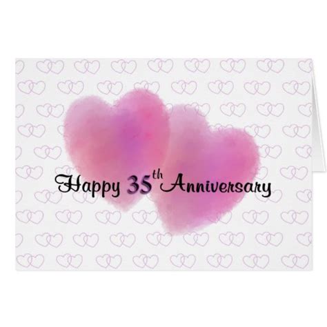 35th Wedding Anniversary Cards, 35th Wedding Anniversary Card Templates ...