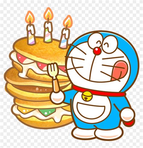 Doraemon - Happy Birthday Doraemon Designs - Free Transparent PNG Clipart Images Download