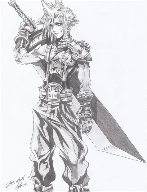 Cloud Strife, Final Fantasy VII by davidlatorre on DeviantArt