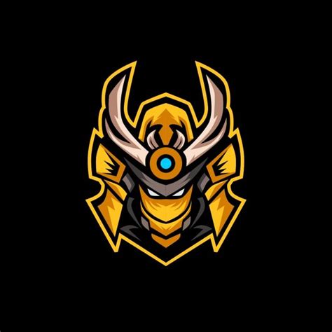 Orange Samurai Esports Logo For Gaming Mascot Or Twitch | My XXX Hot Girl
