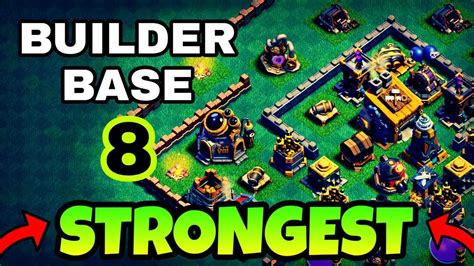 STRONGEST BUILDER BASE 8 LAYOUT W/ REPLAYS | BUILDER HALL 8 BEST BASE DESIGN | CLASH OF CLANS