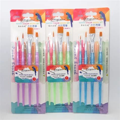 Chinese Watercolor Brush Pen Set 4 pieces Paint Brushes-in Paint Brushes from Office & School ...