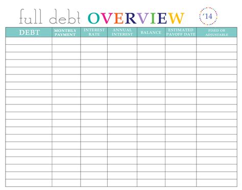 Free Debt Tracker Spreadsheet — db-excel.com