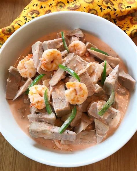 Ginataang Langka with Shrimp | Vegetable recipes, Jackfruit recipes, Filipino vegetable recipes