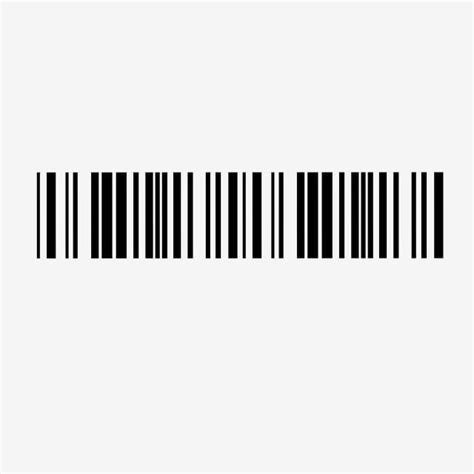 a bar code is shown in black and white