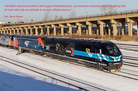 Amtrak’s Puts New ALC-42 Locomotives Into Service On the Empire Builder ...