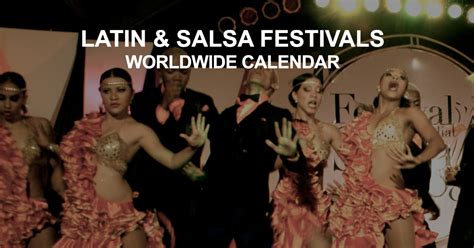 Latin & Salsa Dancing Festivals, Congresses Worldwide 2024 | DanceUs.org