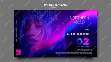 Premium PSD | Music dj banner theme