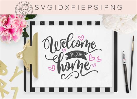 Welcome to our home SVG DXF PNG EPS