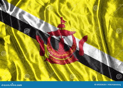 Brunei Darussalam Flag .flag on Background Stock Photo - Image of texture, black: 69203628