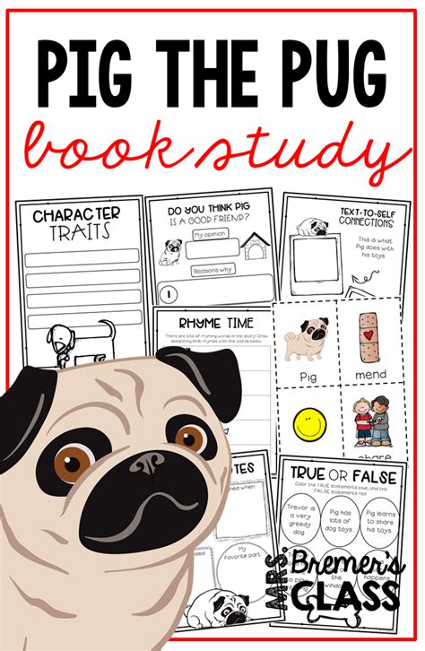 Pig the Pug | Book Study Activities