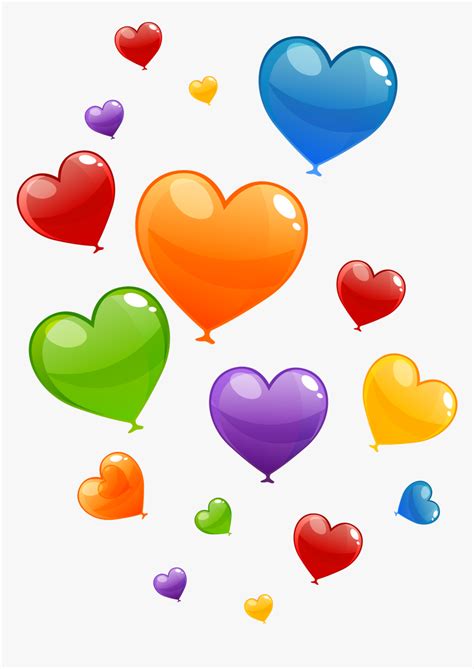 Clipart Of Hearts And Balloons