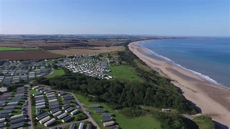 Reighton sands Haven holiday park Filey from above - YouTube