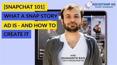 [Snapchat 101] What a Snap Story ad is - and how to create it. - YouTube