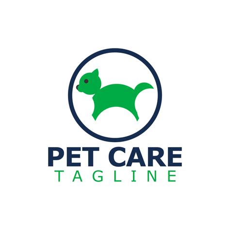 Elegant Pet Care Logo Design Template - MasterBundles