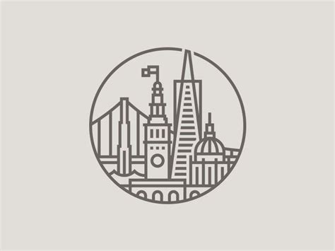 San Francisco Skyline Logo - LogoDix