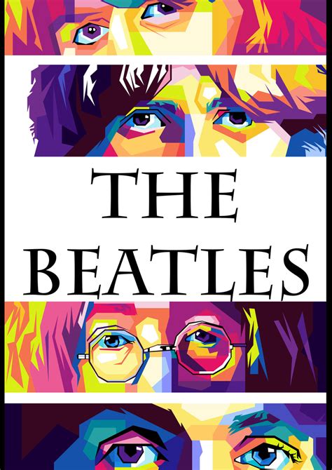 Wall Art Print The Beatles pop art | Gifts & Merchandise | Europosters