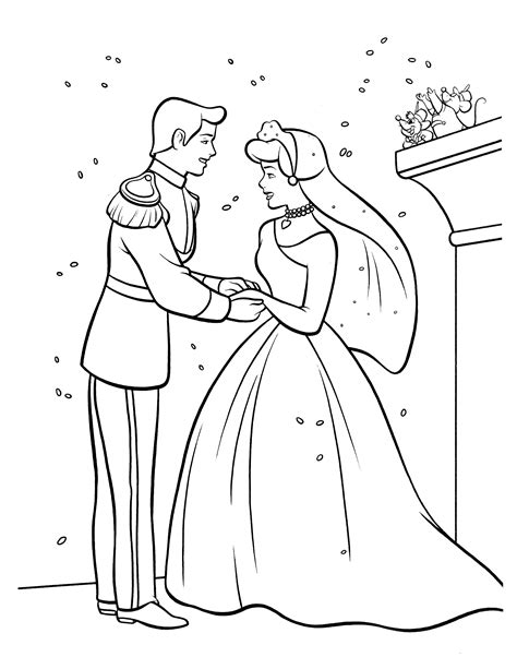 Cinderella Free Printable Coloring Pages - Printable Templates