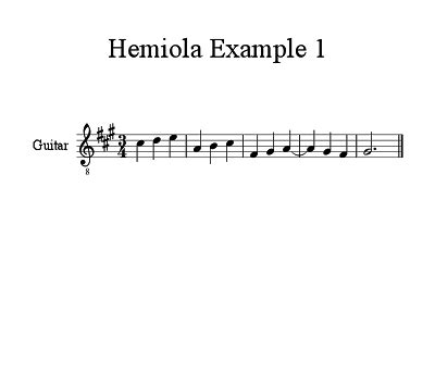 The Music Salon: Hemiola: It's Not Just For Hemophiliacs!