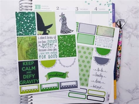 Defying Gravity Inspired Weekly Kit | Etsy