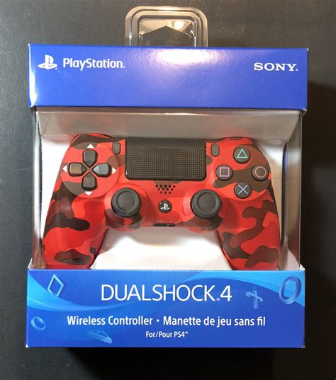 Official Sony PS4 DualShock 4 Wireless Controller [ Red Camouflage ...