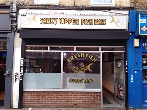 Menu of Saucy Kipper Fish Bar, Bow, London