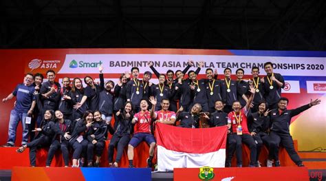 5 Fakta Juara Indonesia di Badminton Asia Team Championship 2020 : Okezone Sports