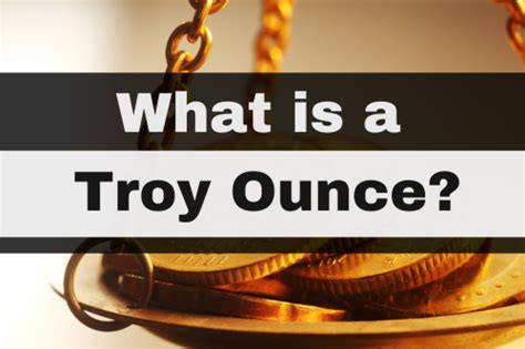 Troy Ounce vs. Ounce: Understanding the Difference in Precious Metal ...