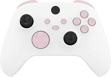 eXtremeRate Cherry Blossoms Pink Replacement Buttons for Xbox Series S ...