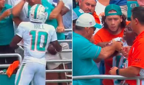 Tyreek Hill's emotional gesture to Mom after Miami touchdown ruined by ...