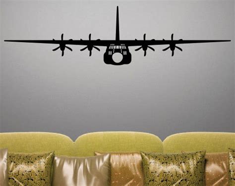 C-130J Super Hercules - Removable Wall Art Vinyl Decal | Sticker wall ...