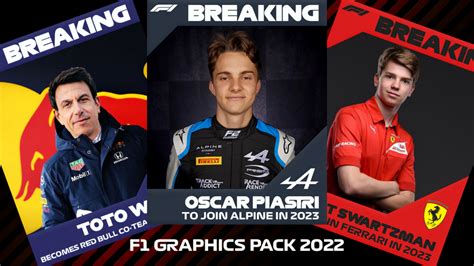 F1 BREAKING news graphics template pack 2022 [500+ downloads]