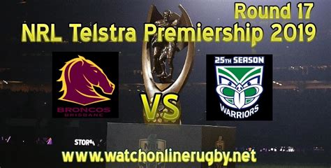 Warriors vs Broncos Round 13 Live Stream 2023 | NRL Rugby